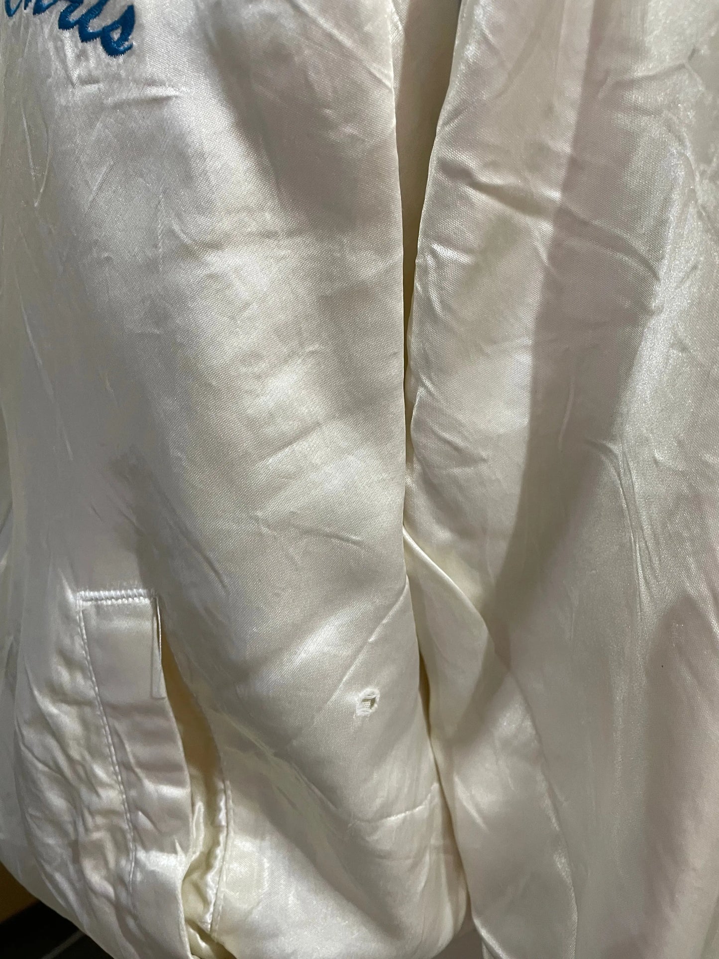 White "AMERICA" Embroidered Jacket