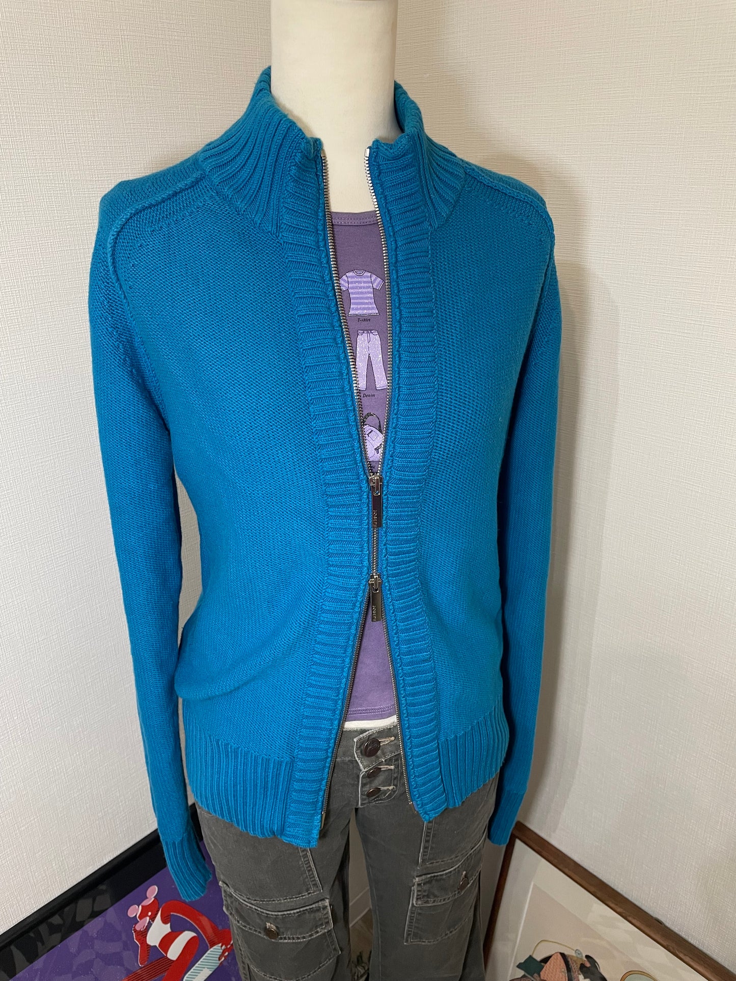 Perfect Blue Zip Up