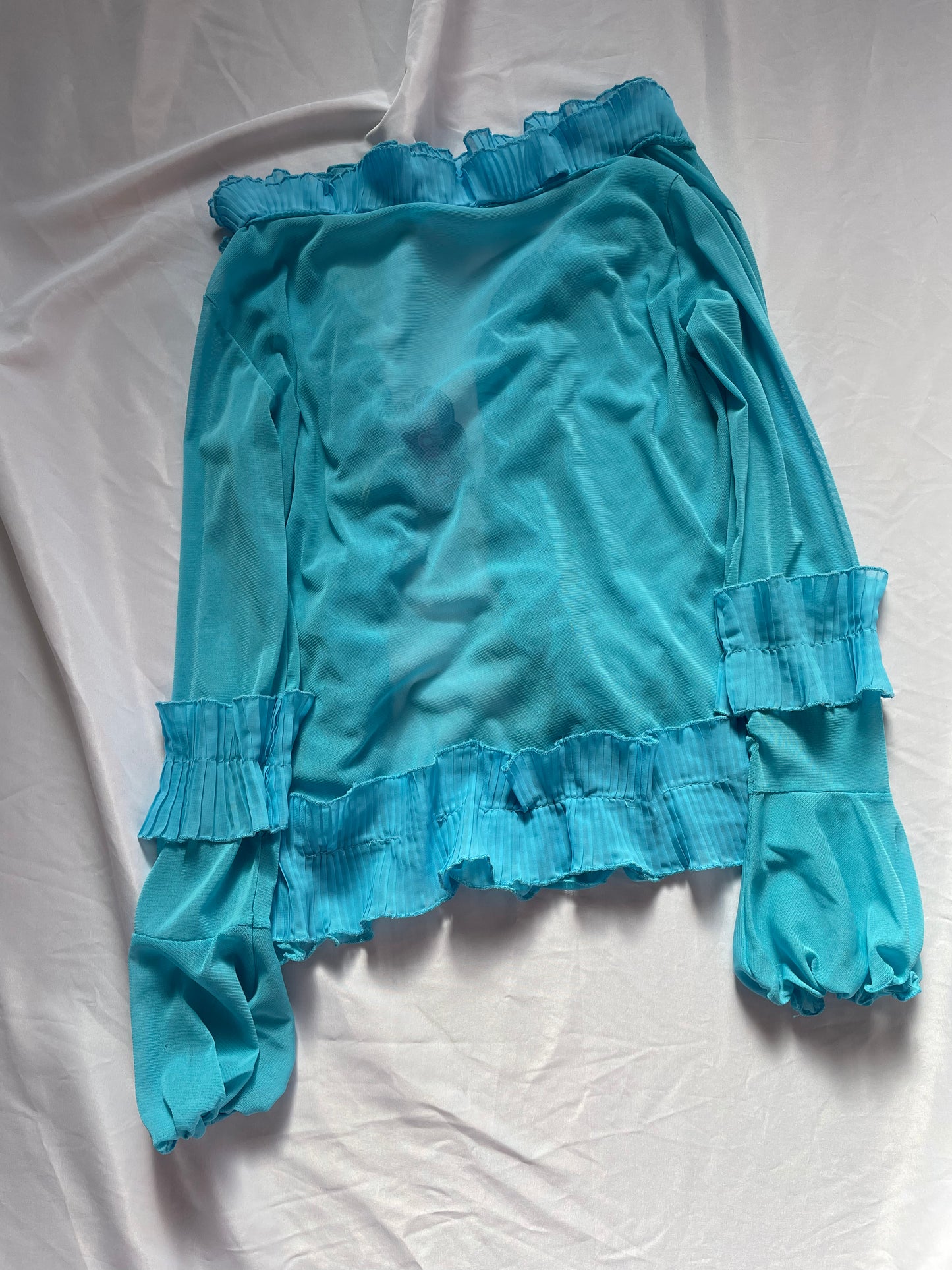 Sky Blue Sheer Cardigan