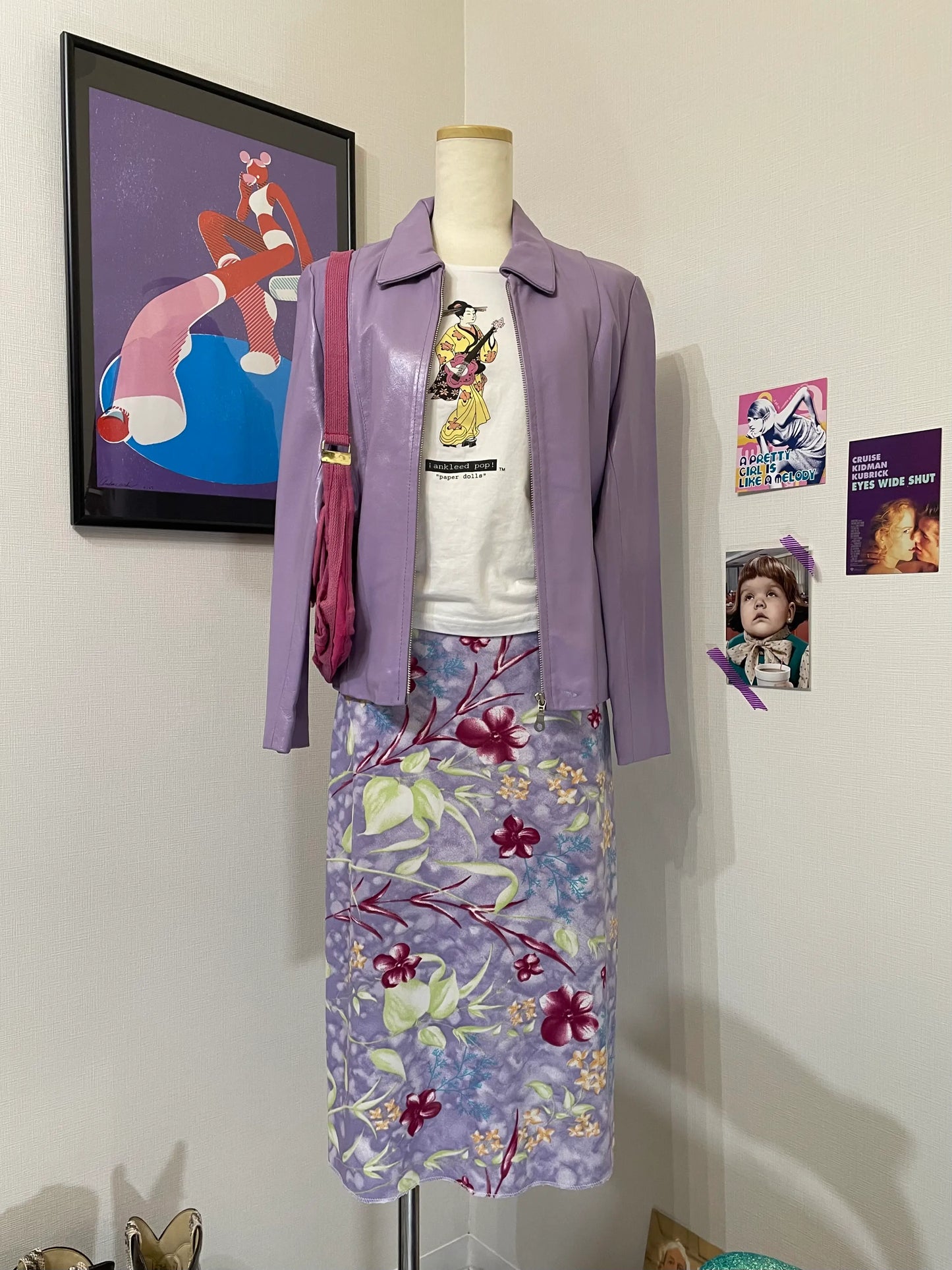 Purple Leather Jacket