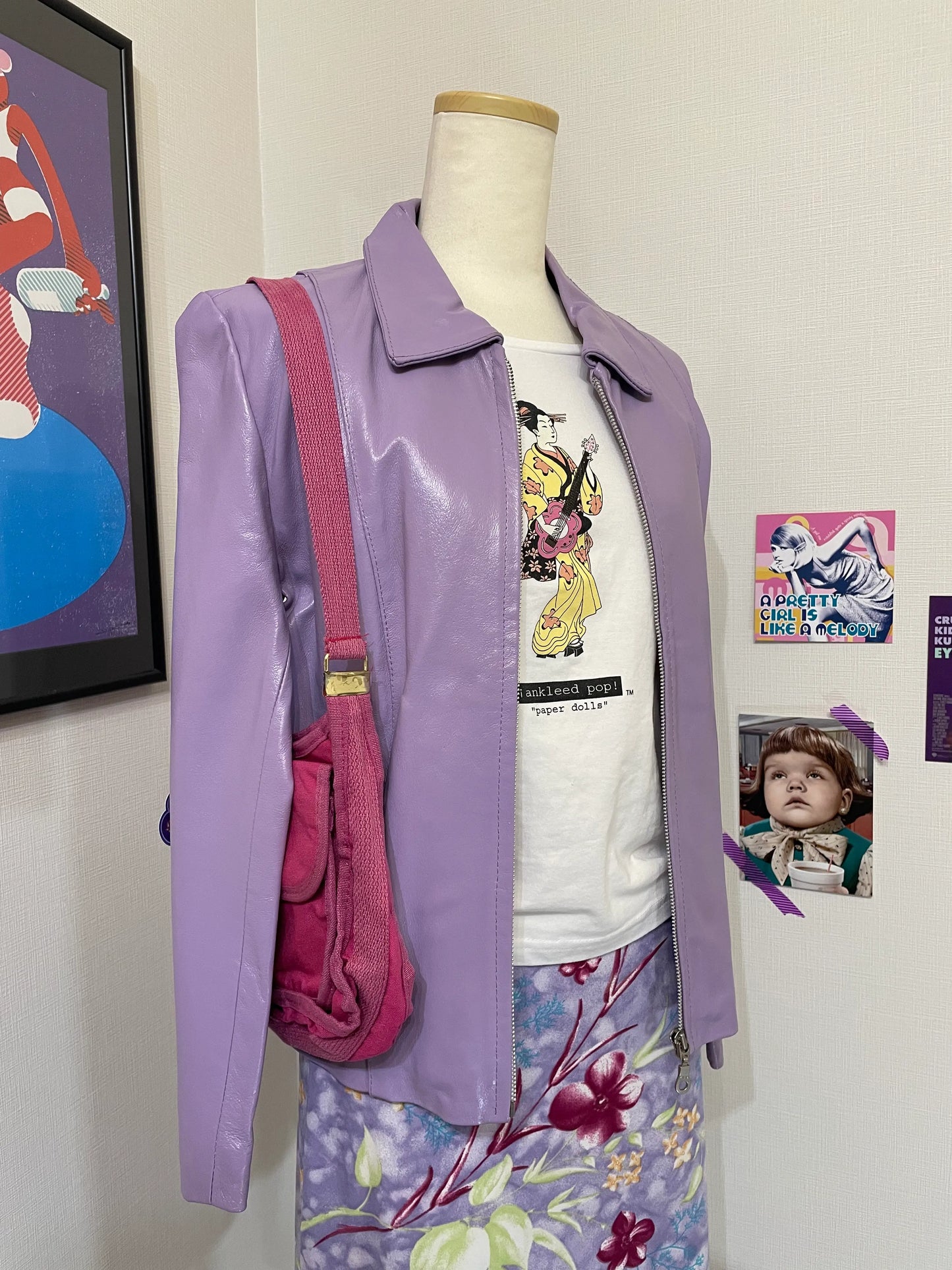 Purple Leather Jacket