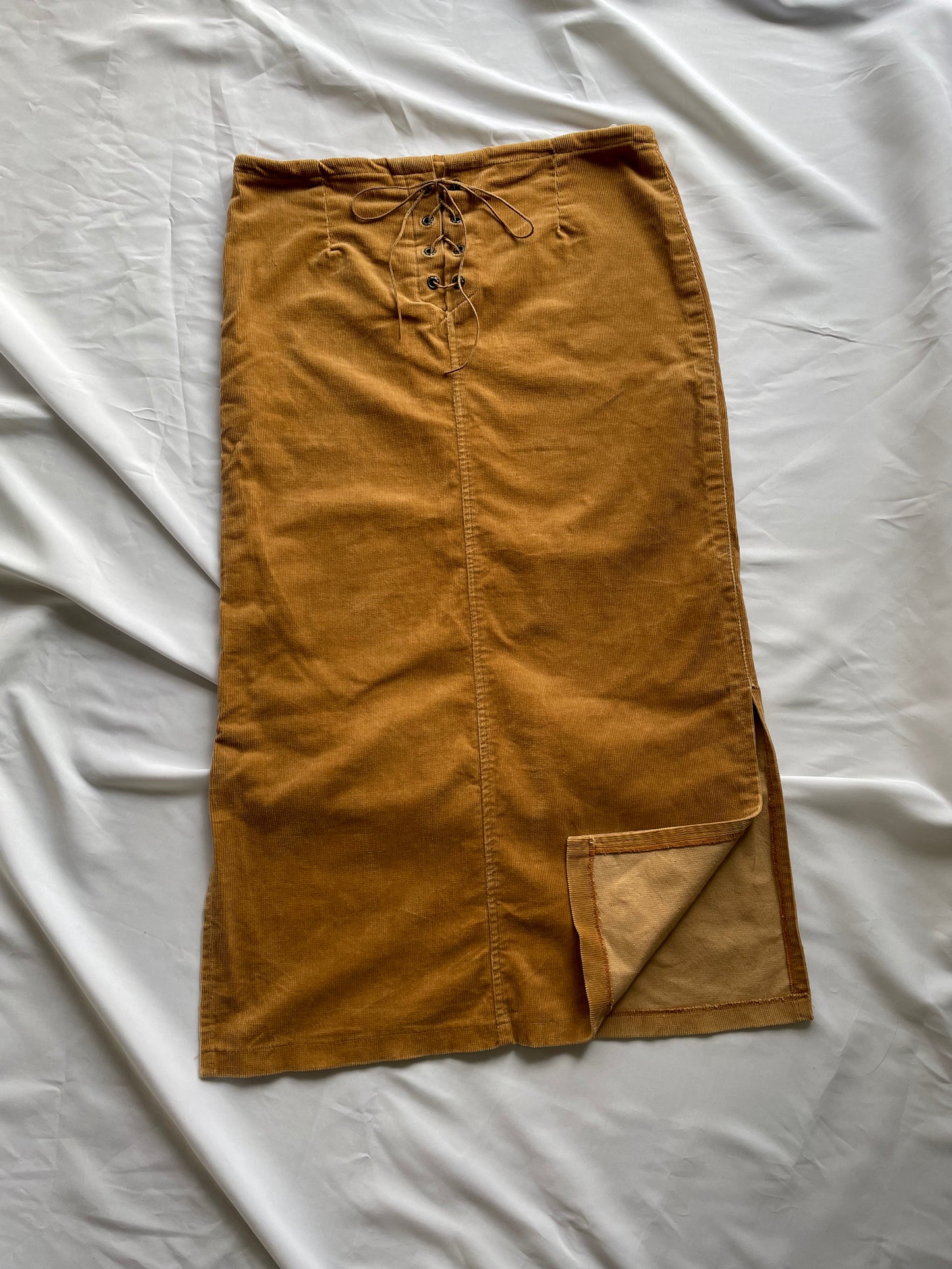 Western Style Lace Up Skirt