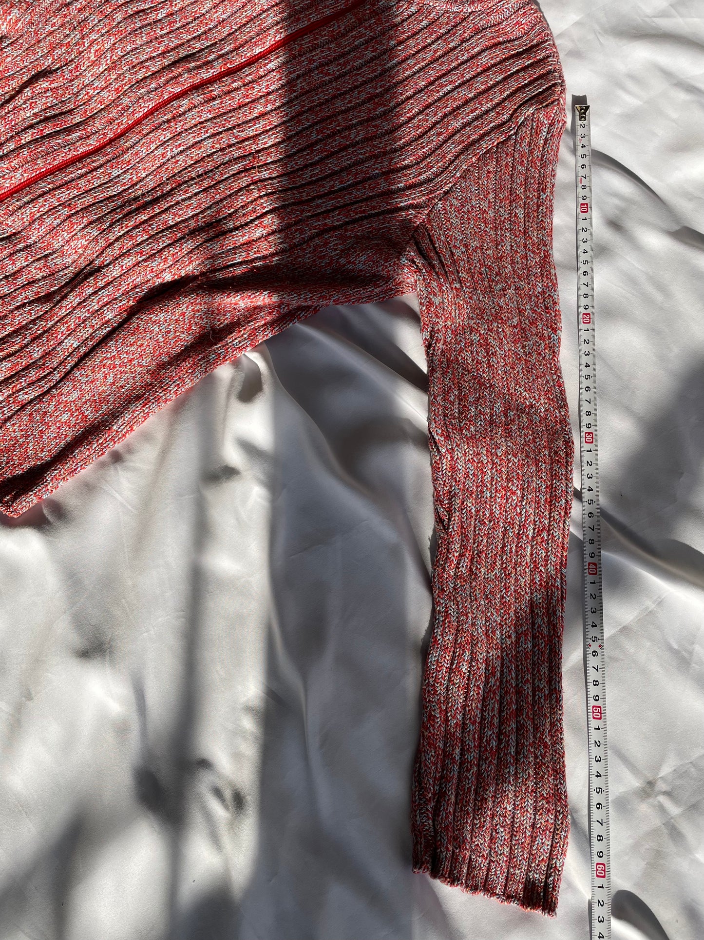Mix Flavor Zip Up Knit