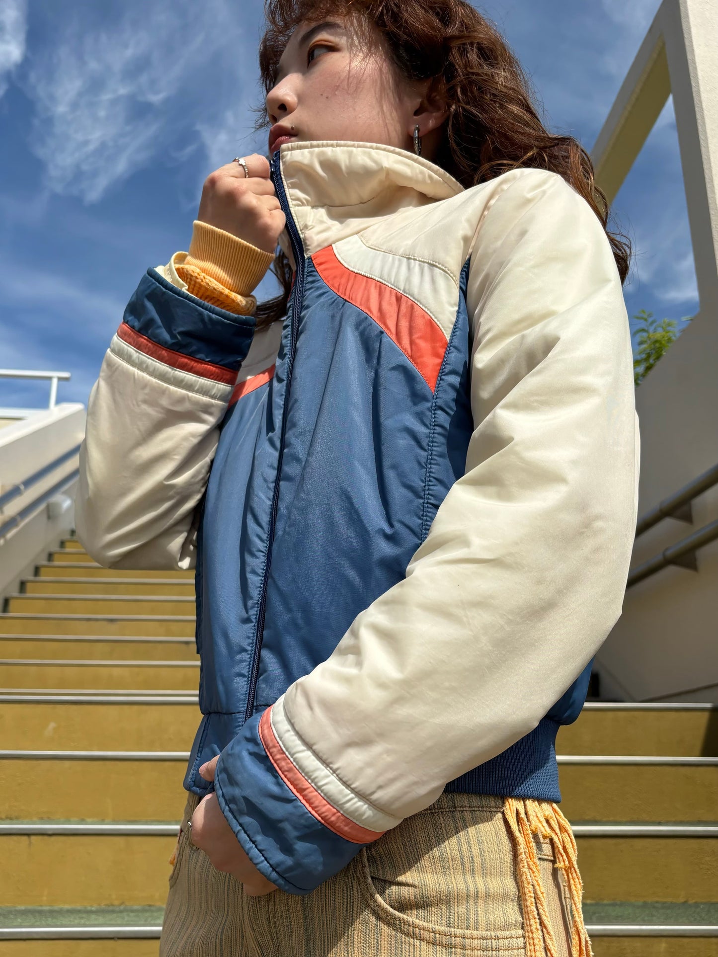 Biker Colorblock Jacket